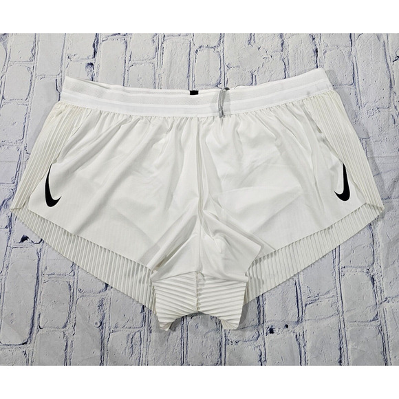 Nike WOMENS SIZE XL AeroSwift Dri-FIT ADV Flyvent 3" Running Shorts CZ9398-100 - Picture 1 of 13